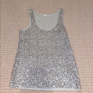 Sequin tank top